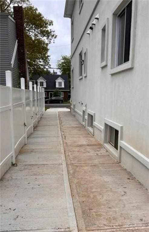 view of property exterior featuring stucco siding