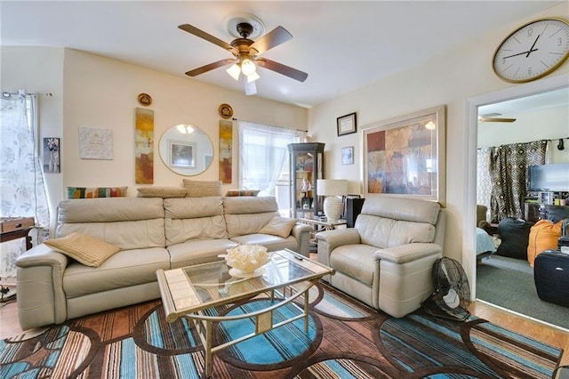 1639 Hendrickson St, Brooklyn, NY 11234 - living room with ceiling fan