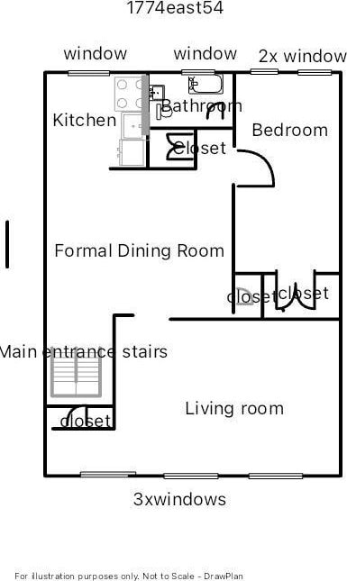 1774 E 54th St Unit 13B, Brooklyn, NY 11234 - property floor plan