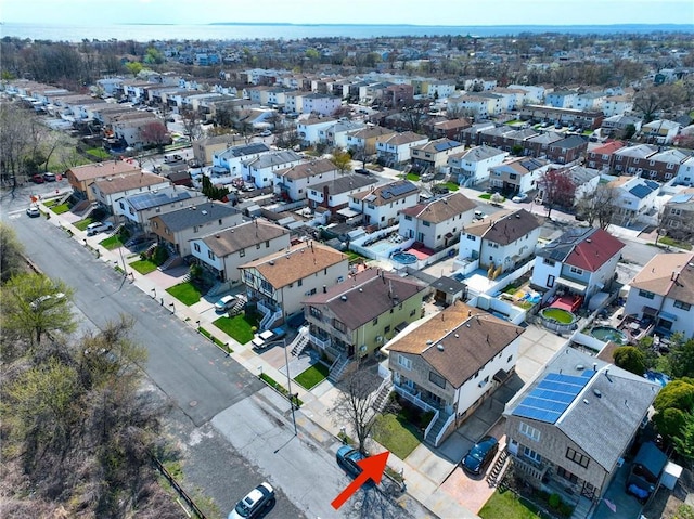 aerial perspective of suburban area