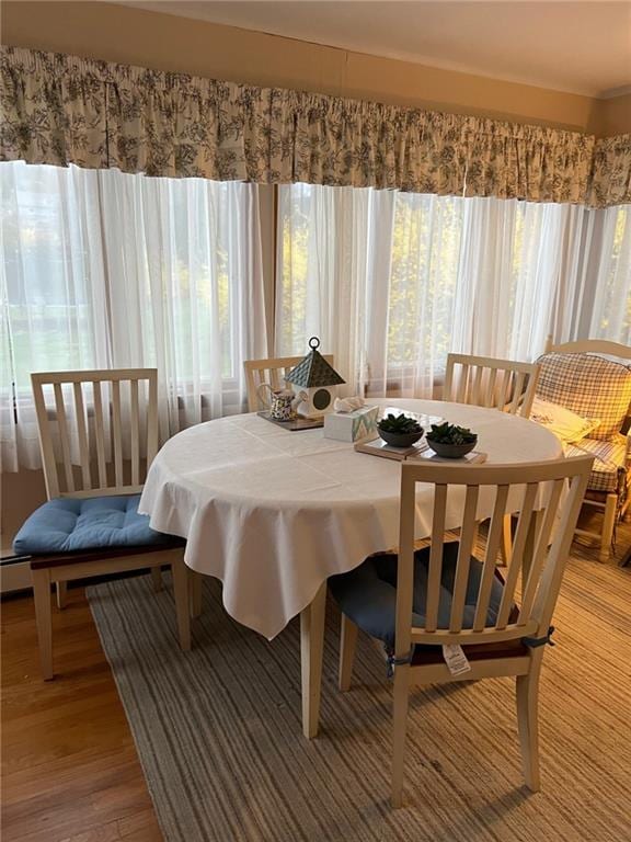 249 Slosson Ave, Staten Island, NY 10314 - dining room featuring a wealth of natural light and light wood-style floors