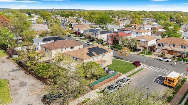 drone / aerial view featuring a residential view
