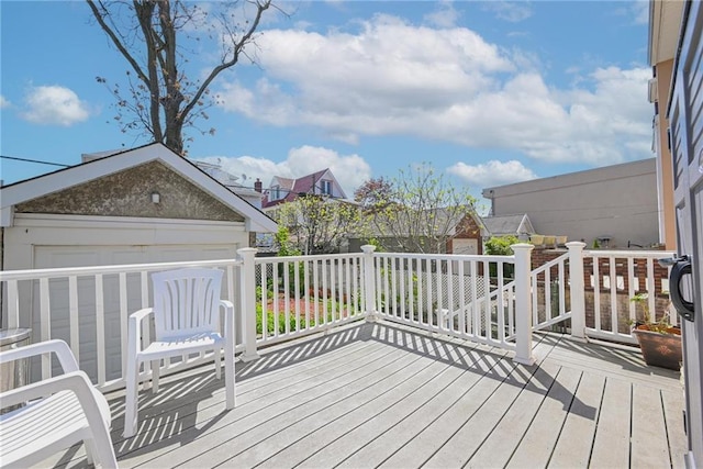 view of deck