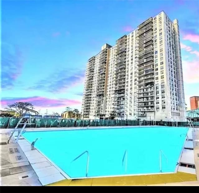 view of pool