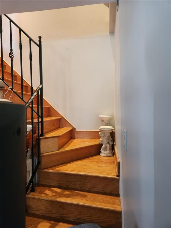 view of stairs