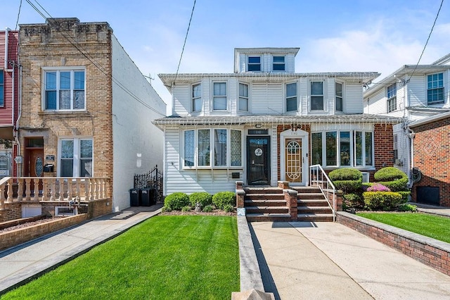 1142 Bay Ridge Parkway, Brooklyn, NY 11228 - view of front of property featuring a front lawn