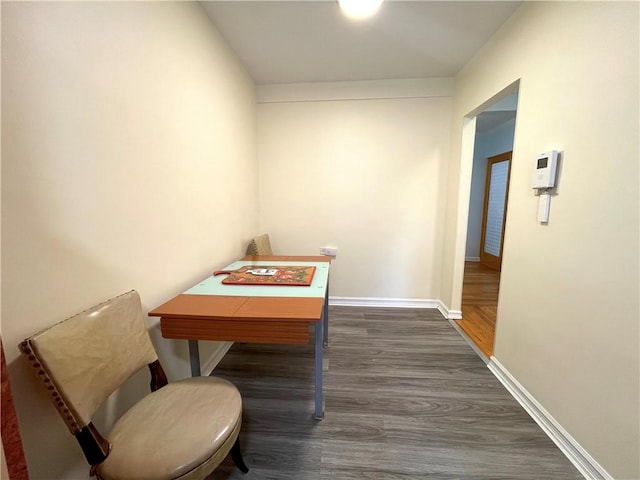 3101 Ocean Pkwy Unit 4O, Brooklyn, NY 11235 - dining room featuring dark wood-style floors and baseboards