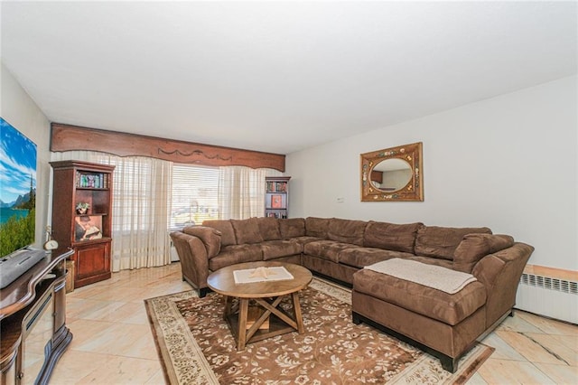 1960 Stillwell Ave, Brooklyn, NY 11223 - living room featuring baseboard heating and radiator heating unit