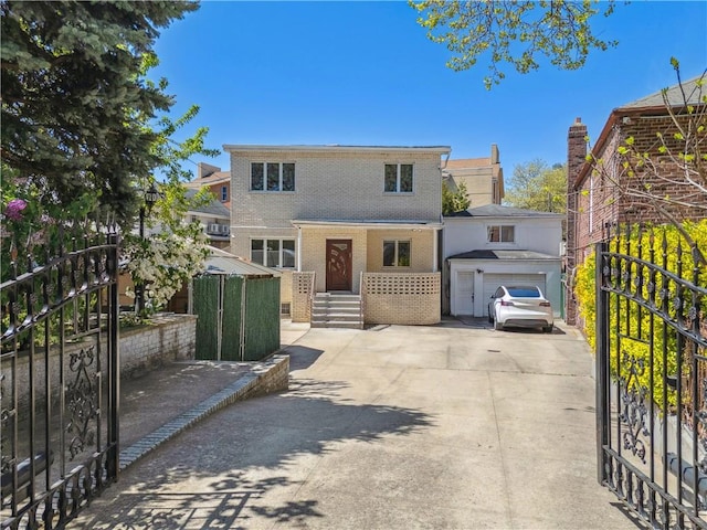 2680 E 23rd St, Brooklyn, NY 11235 - traditional home with brick siding and fence