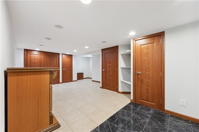 2680 E 23rd St, Brooklyn, NY 11235 - foyer entrance with baseboards and recessed lighting