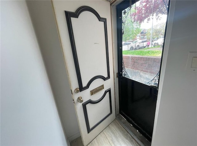 entryway with a wealth of natural light