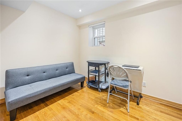 3821 Avenue S, Brooklyn, NY 11234 - sitting room with recessed lighting and wood finished floors