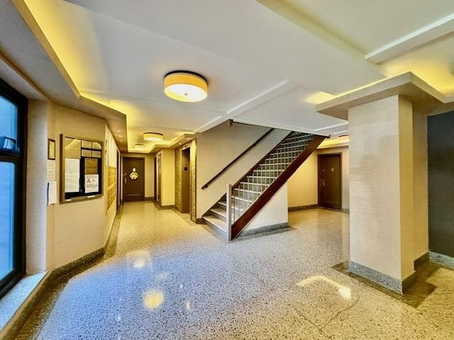 9255 Shore Rd Unit 6C, Brooklyn, NY 11209 - community lobby featuring stairs