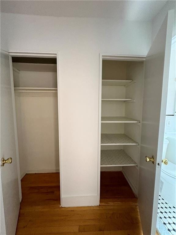 view of closet