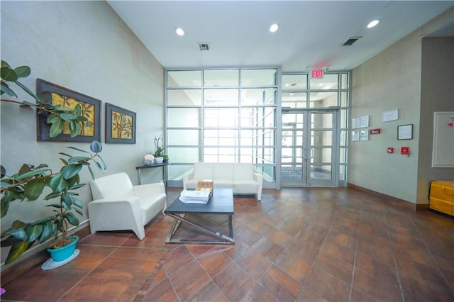 common area featuring visible vents