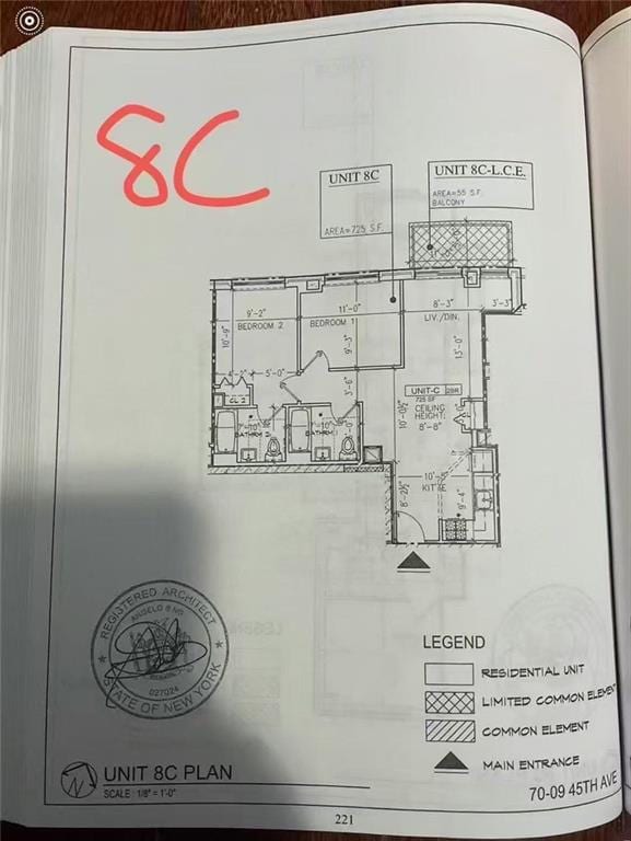 70-09 45th Ave Unit 7C, Woodside, NY 11377 - view of layout