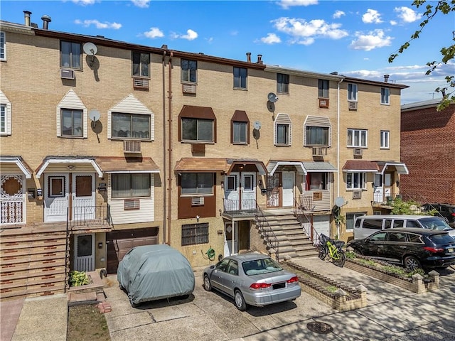 view of property with a residential view