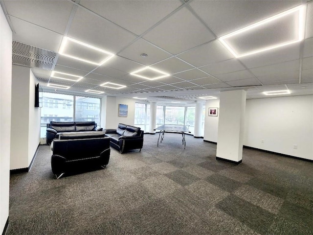110 Neptune Ave Unit 3H, Brooklyn, NY 11235 - community lobby featuring a paneled ceiling