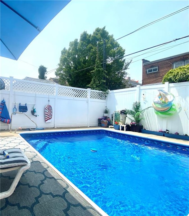 286 Bay 10th St, Brooklyn, NY 11228 - view of pool with a fenced backyard