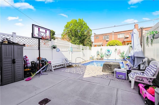 286 Bay 10th St, Brooklyn, NY 11228 - view of patio / terrace with a fenced backyard