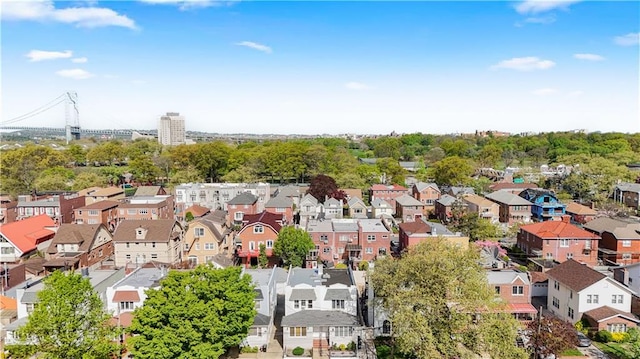 286 Bay 10th St, Brooklyn, NY 11228 - aerial perspective of suburban area with a notable bridge