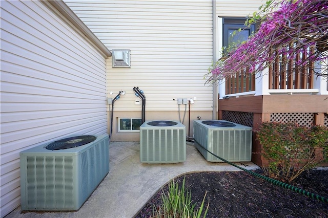 exterior details with cooling unit