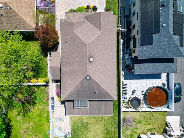 drone / aerial view