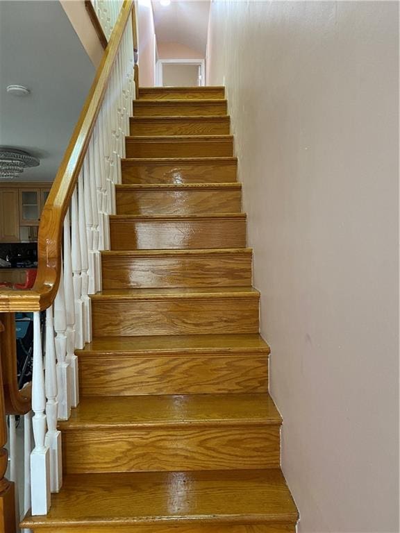 view of staircase