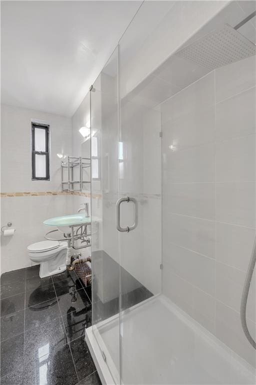 345 Webster Ave Unit 3N, Brooklyn, NY 11230 - full bathroom with a stall shower and granite tiled floors