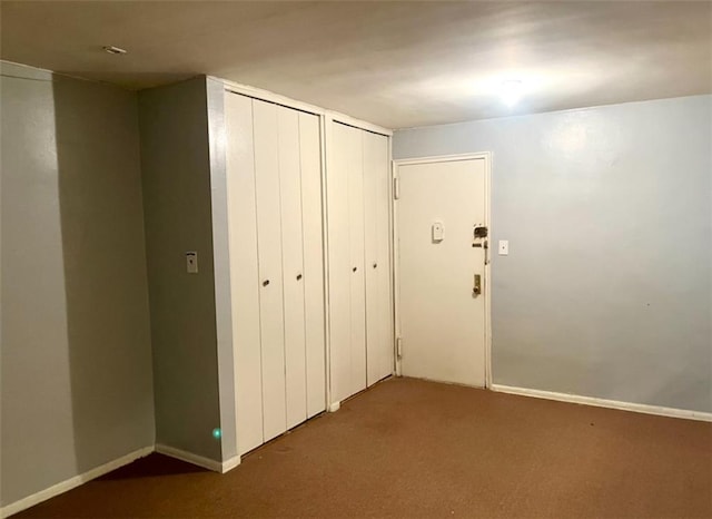 interior space with baseboards