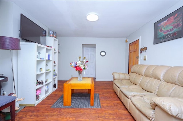 94 Wyona St, Brooklyn, NY 11207 - living room with wood finished floors and baseboards
