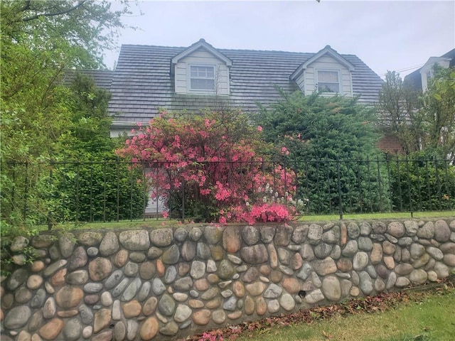 exterior space with fence