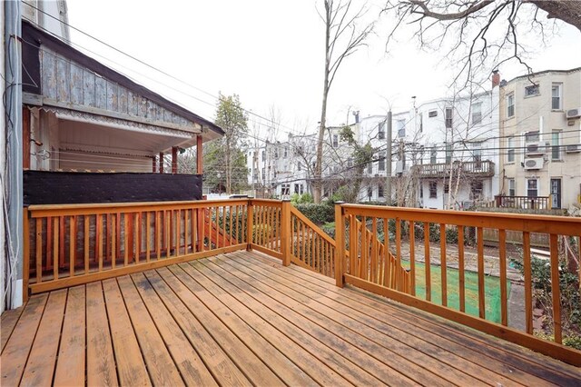 436 76th St, Brooklyn, NY 11209 - wooden terrace featuring a residential view