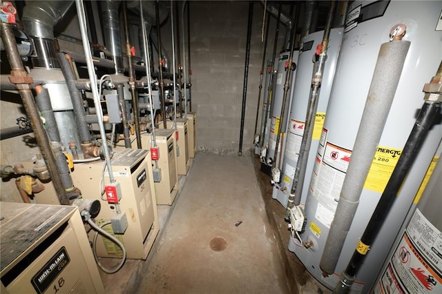 69 Bay 20th St Unit 3A, Brooklyn, NY 11214 - utility room featuring water heater