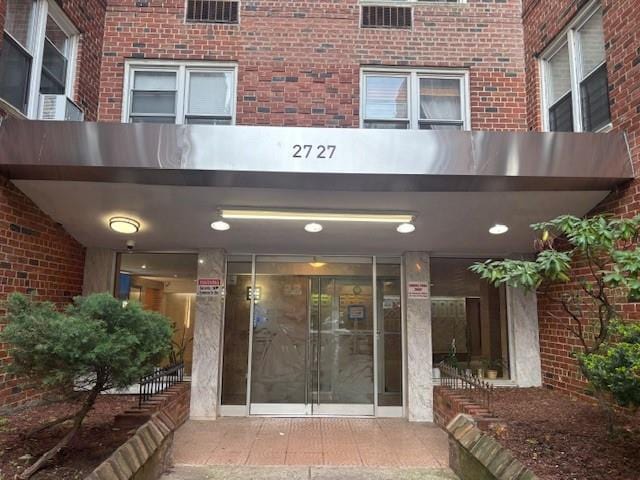 2727 Ocean Pkwy Unit A14, Brooklyn, NY 11235 - doorway to property featuring brick siding