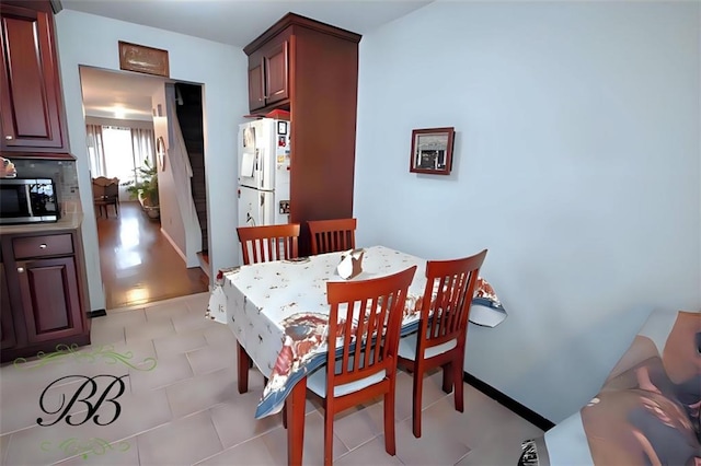 view of dining room