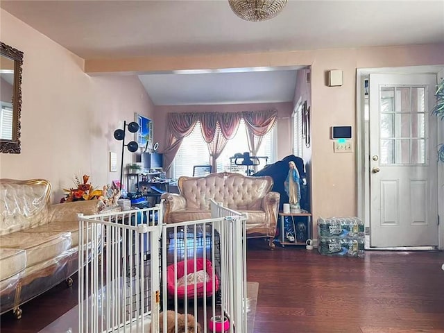 1202 E 46th St, Brooklyn, NY 11234 - living room featuring wood finished floors