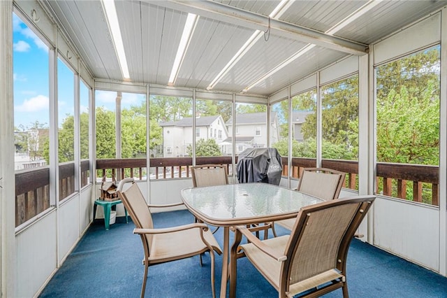 27 Frederick St, Staten Island, NY 10314 - sunroom featuring outdoor dining area