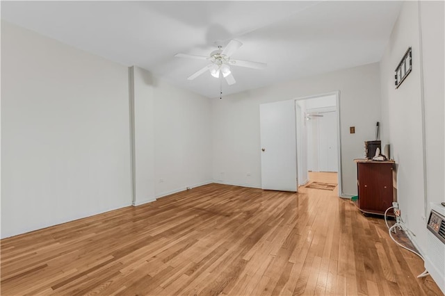 1165 54th St Unit 5U, Brooklyn, NY 11234 - spare room with light wood-type flooring and a ceiling fan