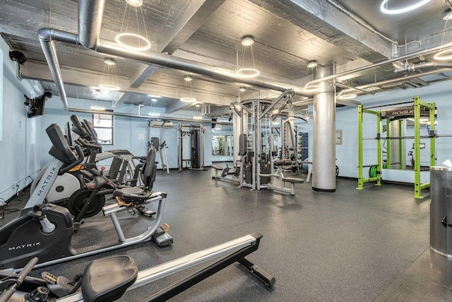 2546 E 13th St Unit A11, Brooklyn, NY 11235 - view of workout area