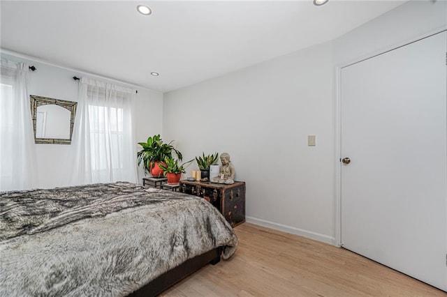 138 Wakeman Pl, Brooklyn, NY 11220 - bedroom featuring light wood-style floors and recessed lighting