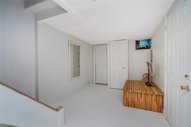 138 Wakeman Pl, Brooklyn, NY 11220 - hall featuring light tile patterned floors