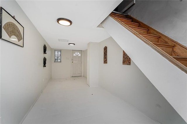 138 Wakeman Pl, Brooklyn, NY 11220 - hallway with tile patterned flooring