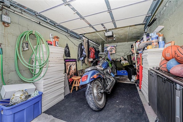 138 Wakeman Pl, Brooklyn, NY 11220 - garage featuring a garage door opener