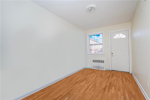 167 Bay 32nd St, Brooklyn, NY 11214 - entryway with radiator and light wood finished floors