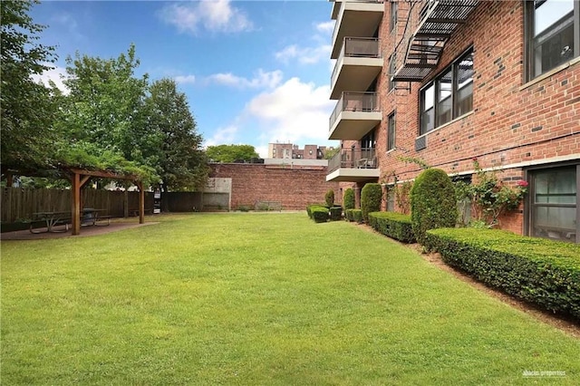 view of yard