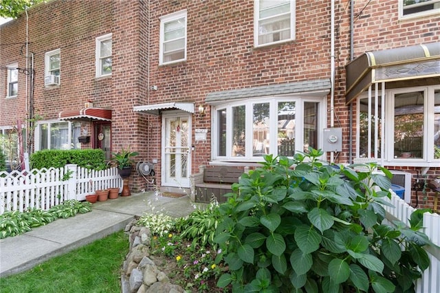 2472 Stuart St, Brooklyn, NY 11229 - property entrance with brick siding