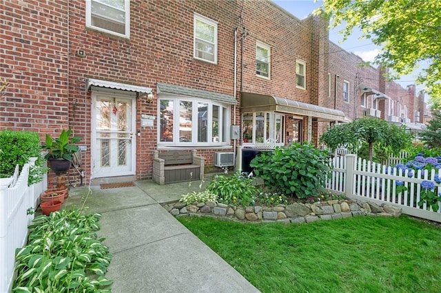 2472 Stuart St, Brooklyn, NY 11229 - property entrance with brick siding