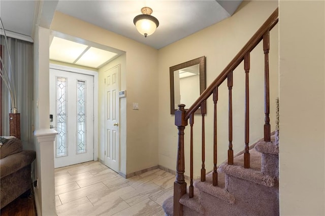 2472 Stuart St, Brooklyn, NY 11229 - foyer entrance with stairway