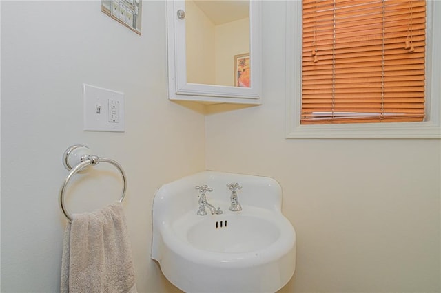 bathroom with a sink